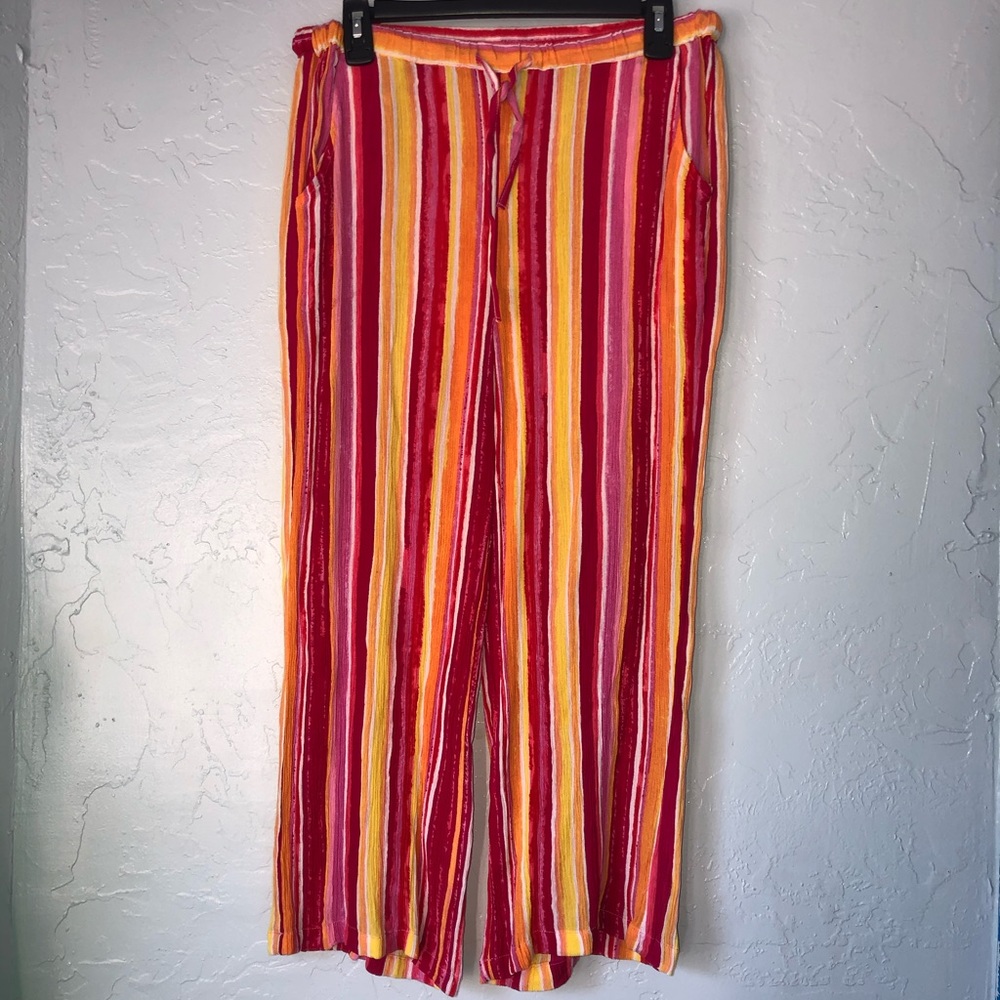 Capri length pants